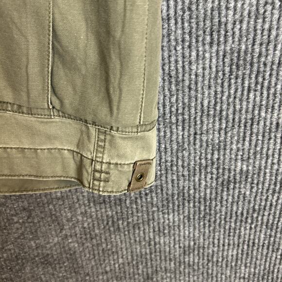 Vintage Nautical Mens Cargo Shorts Size 38 Green Cotton Y2K Skater Grunge - Picture 4 of 12